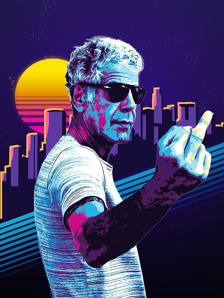 Anthony Bourdain F*ck You Finger