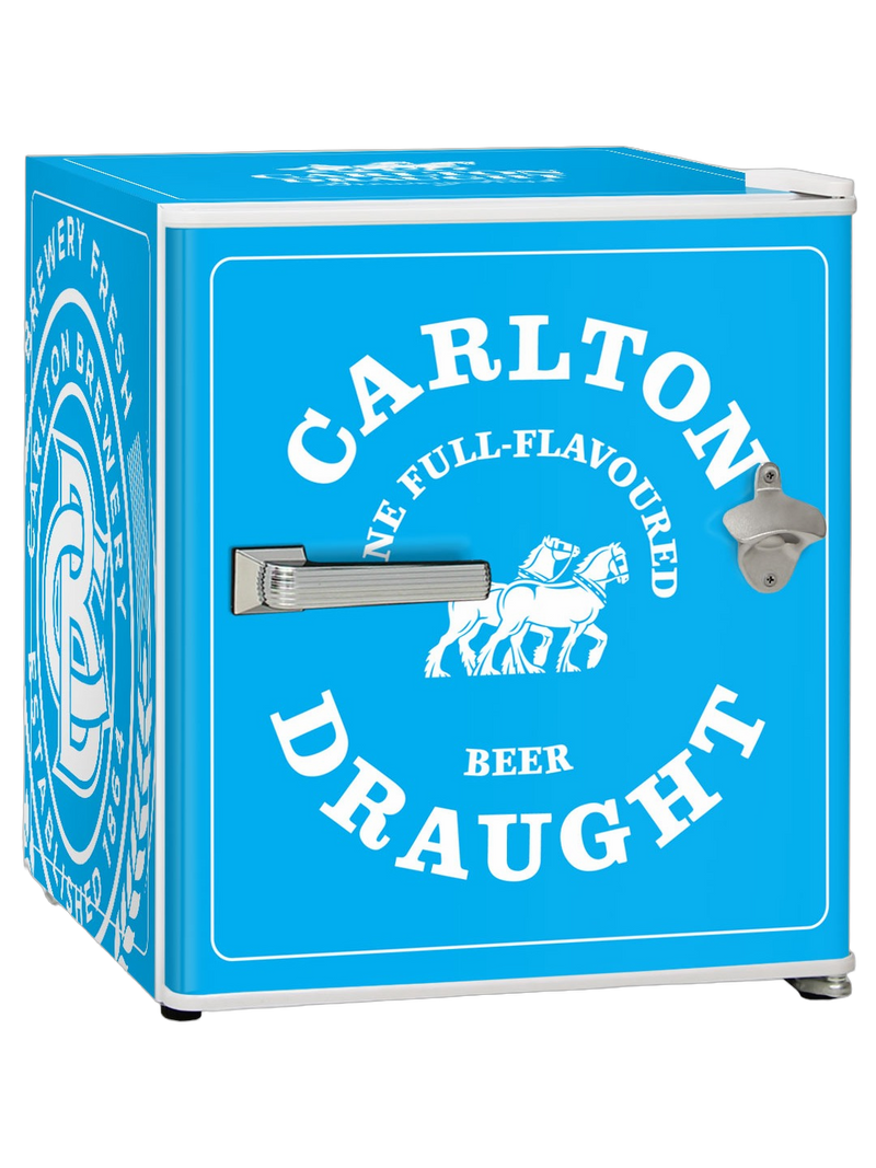 Carlton Draught Retro Mini Bar Fridge (Original Logo)