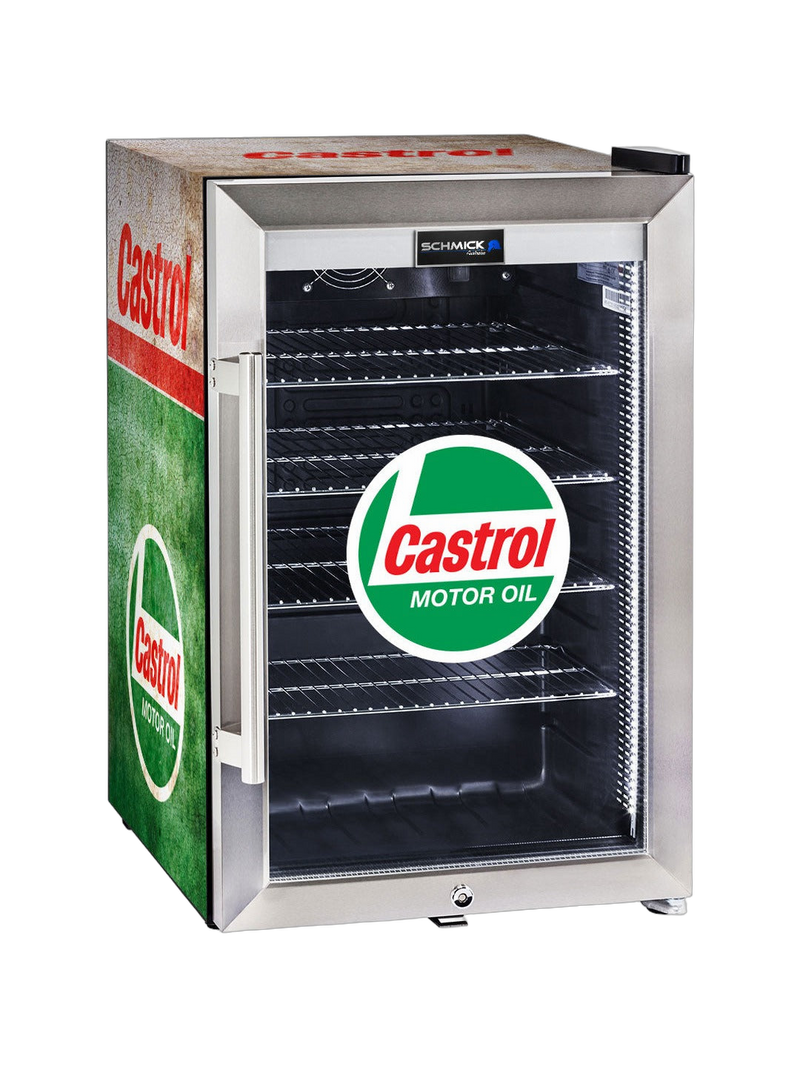 Castrol Vintage Fuel Pump Bar Fridge