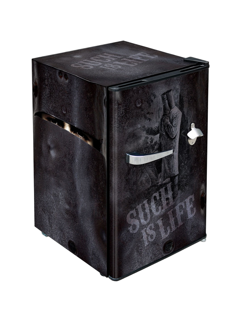 Ned Kelly Retro Mini Bar Fridge 70 Litre With Opener