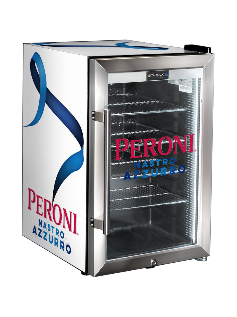 Peroni Glass Door Bar Fridge