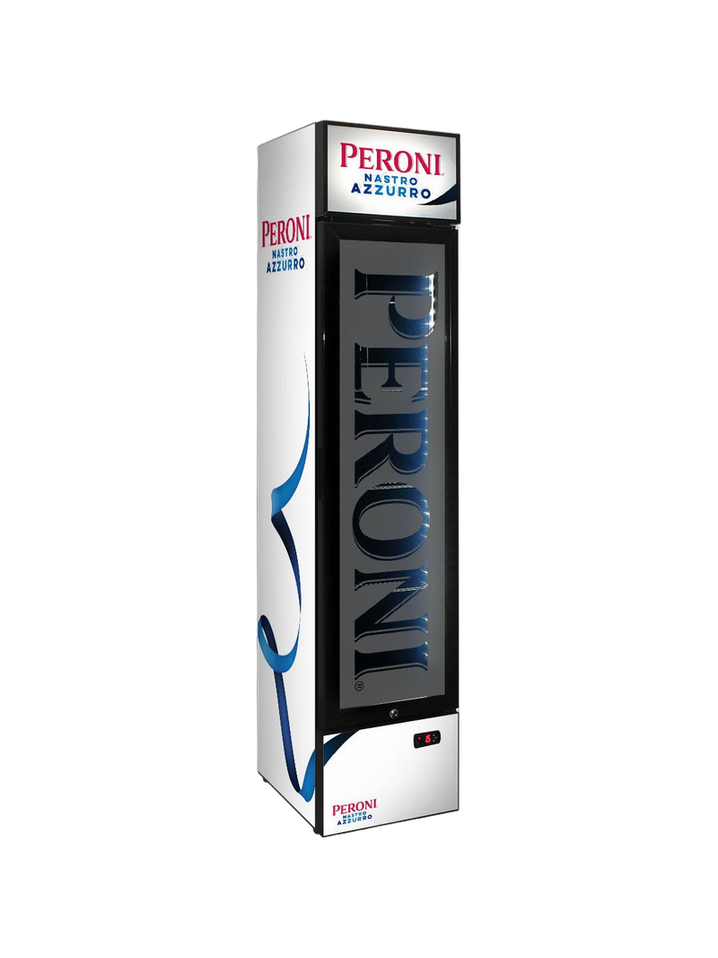 Peroni Skinny Upright Bar Fridge