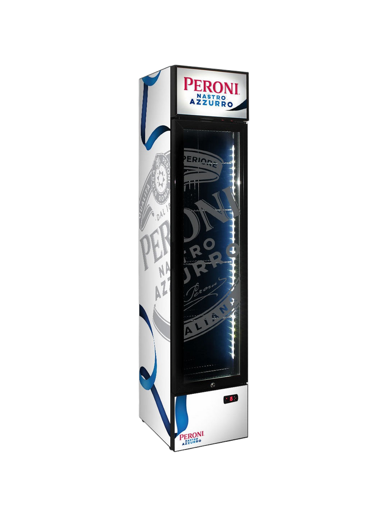 Peroni Skinny Upright Bar Fridge (Design V2)