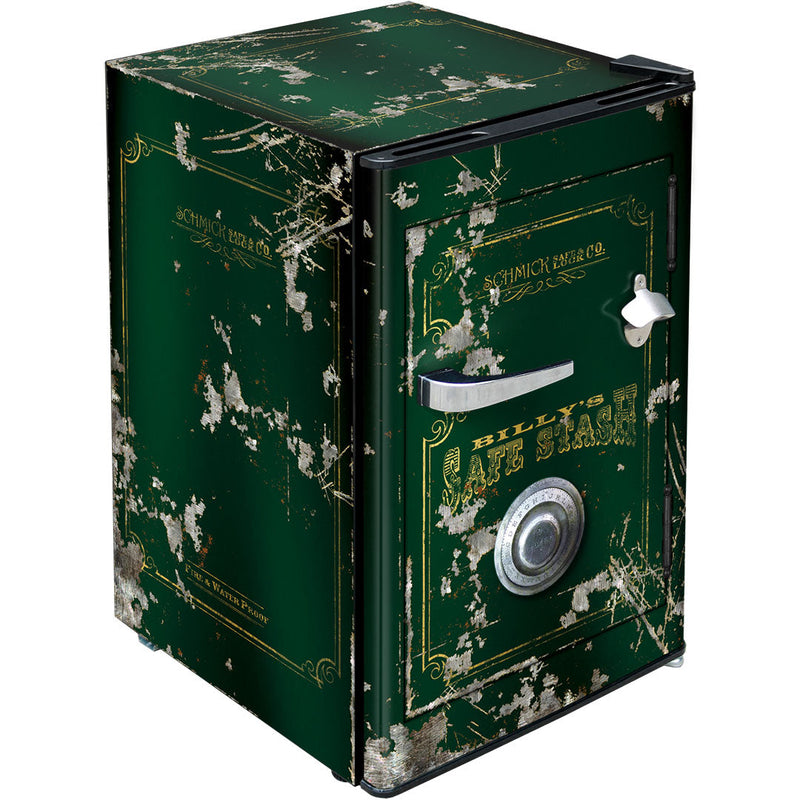 Safe Stash Retro Mini Bar Fridge 70L