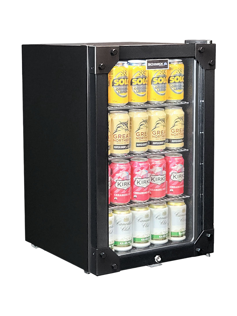 Iron Door Glass Front Bar Fridge