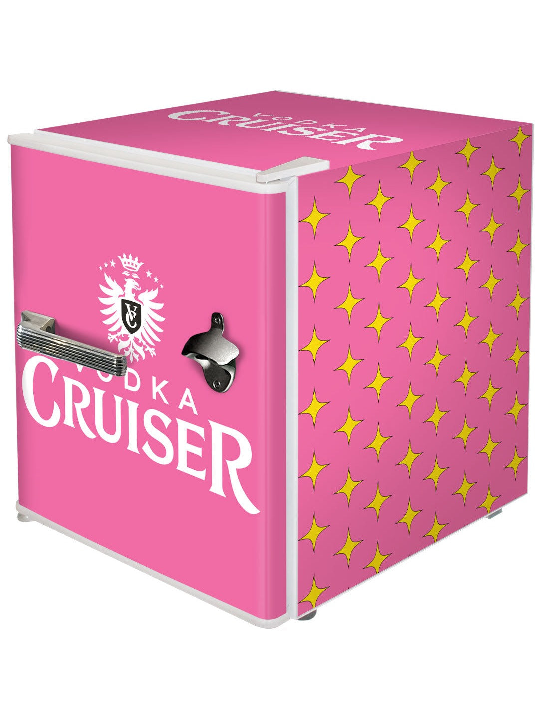 Vodka Cruiser Retro Mini Bar Fridge 46 Litre With Opener
