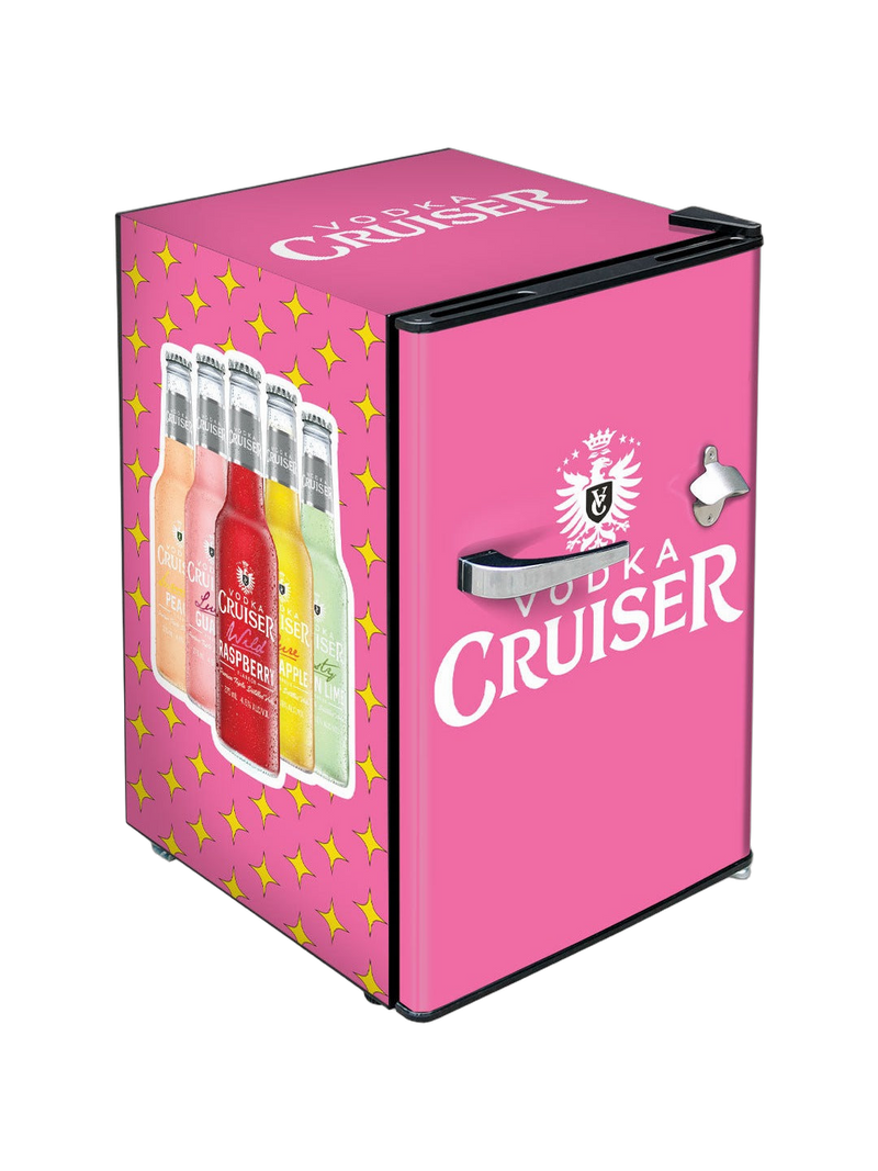 Vodka Cruiser Mini Bar Fridge 70 Litre With Opener