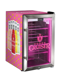 Vodka Cruiser Glass Door Bar Fridge