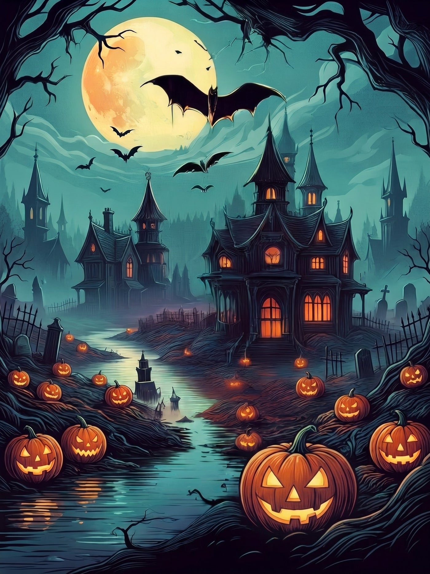 Halloween — gaming studio — wrap artwork