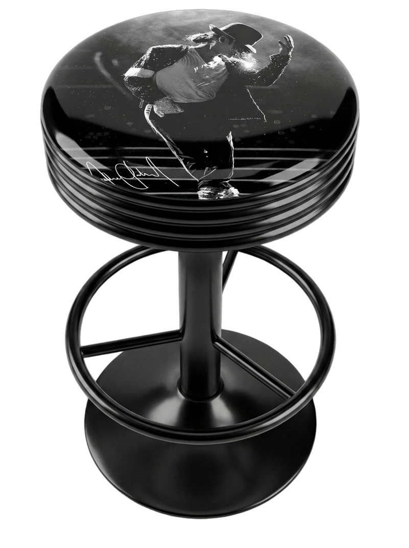 Michael Jackson Performance Bar Stool Black