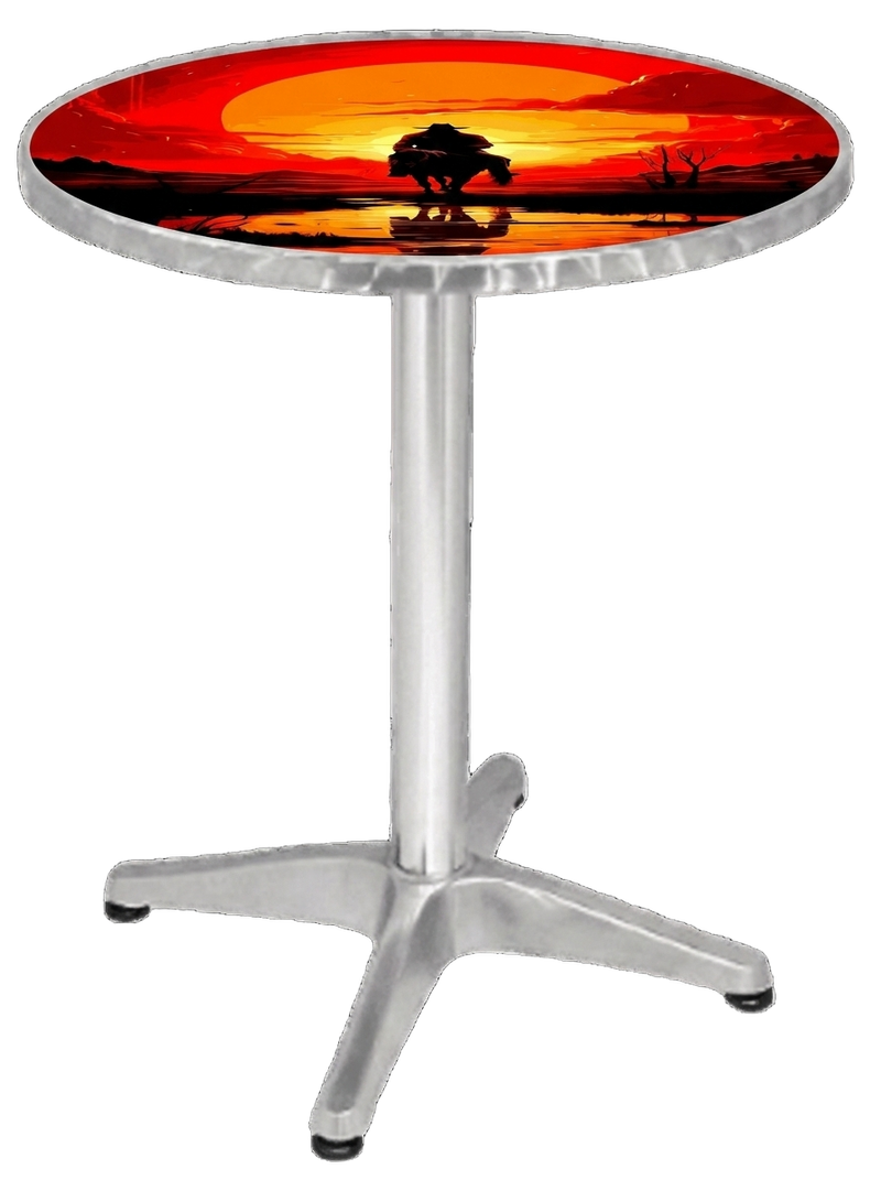 Sunset Rider Bar Table Stainless Steel