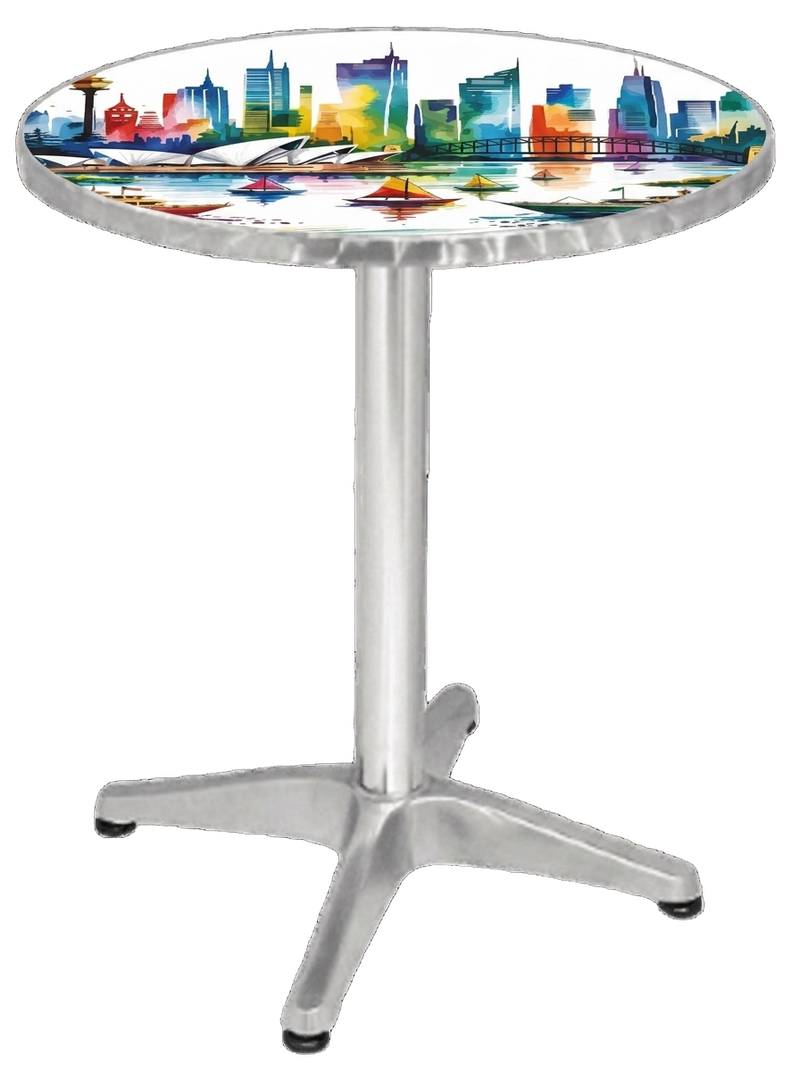 Sydney Australia Bar Table Stainless Steel