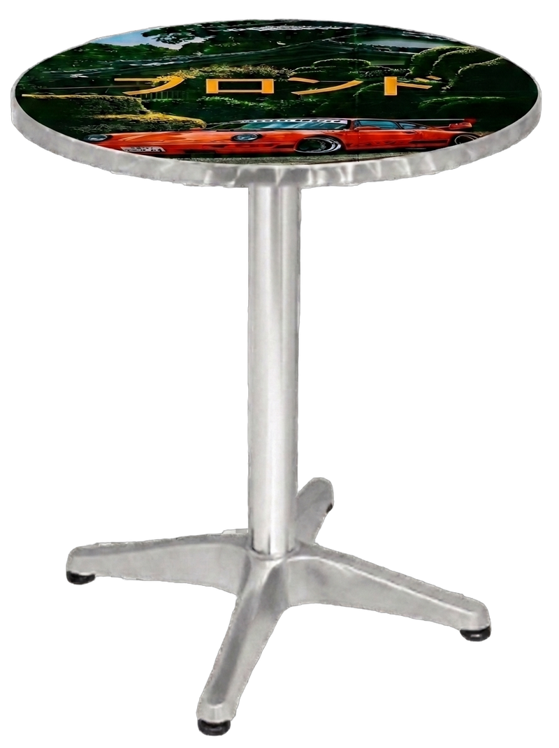 Blonde 911 Bar Table Stainless Steel