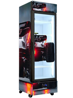 Racing Car In The Wet F1 Bar Fridge 370L