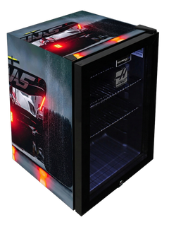 Racing Car In The Wet F1 Bar Fridge 70L
