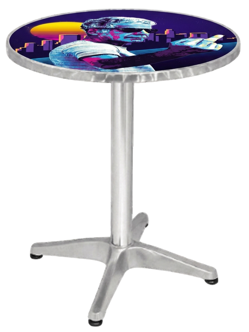 Anthony Bourdain F*ck You Finger Bar Table Stainless Steel