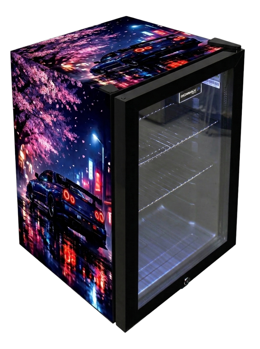 Neon Wet Skyline Bar Fridge 70L