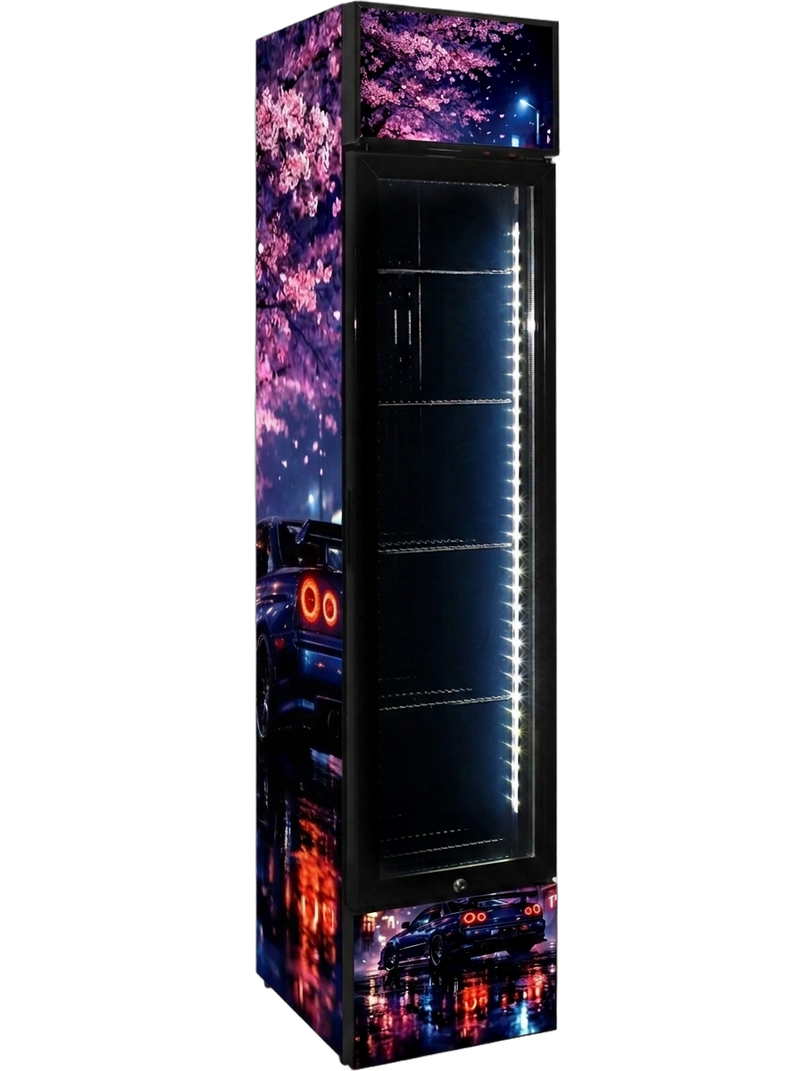 Neon Wet Skyline Bar Fridge 160L