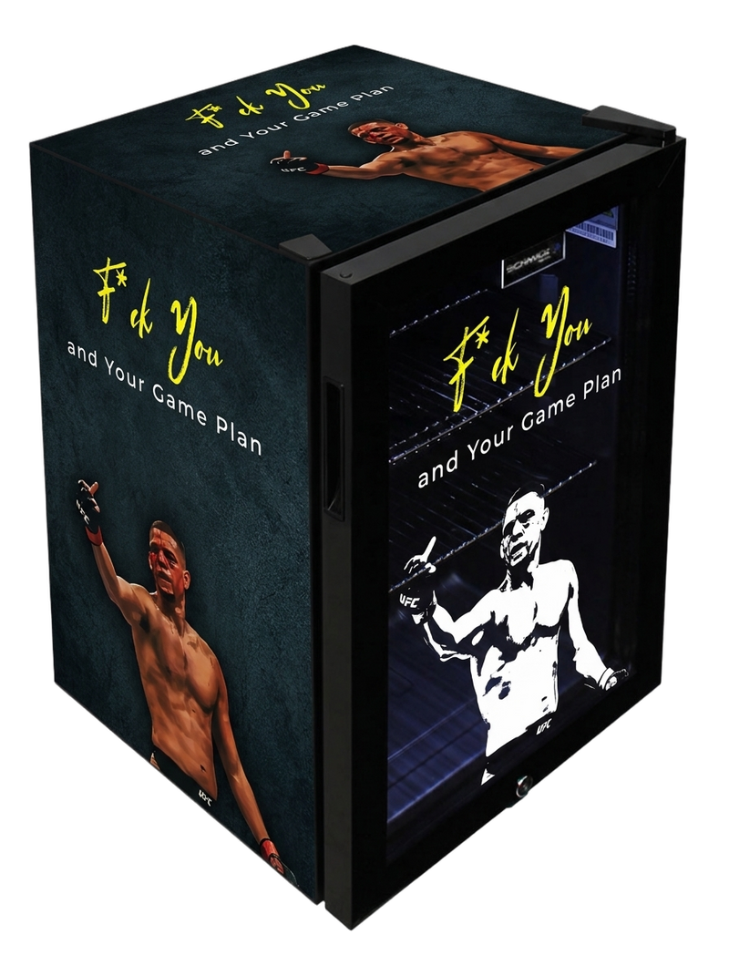 Nate Diaz F*ck You And Your Plan Bar Fridge 70L