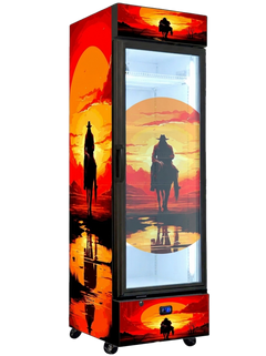 Sunset Rider Bar Fridge 370L