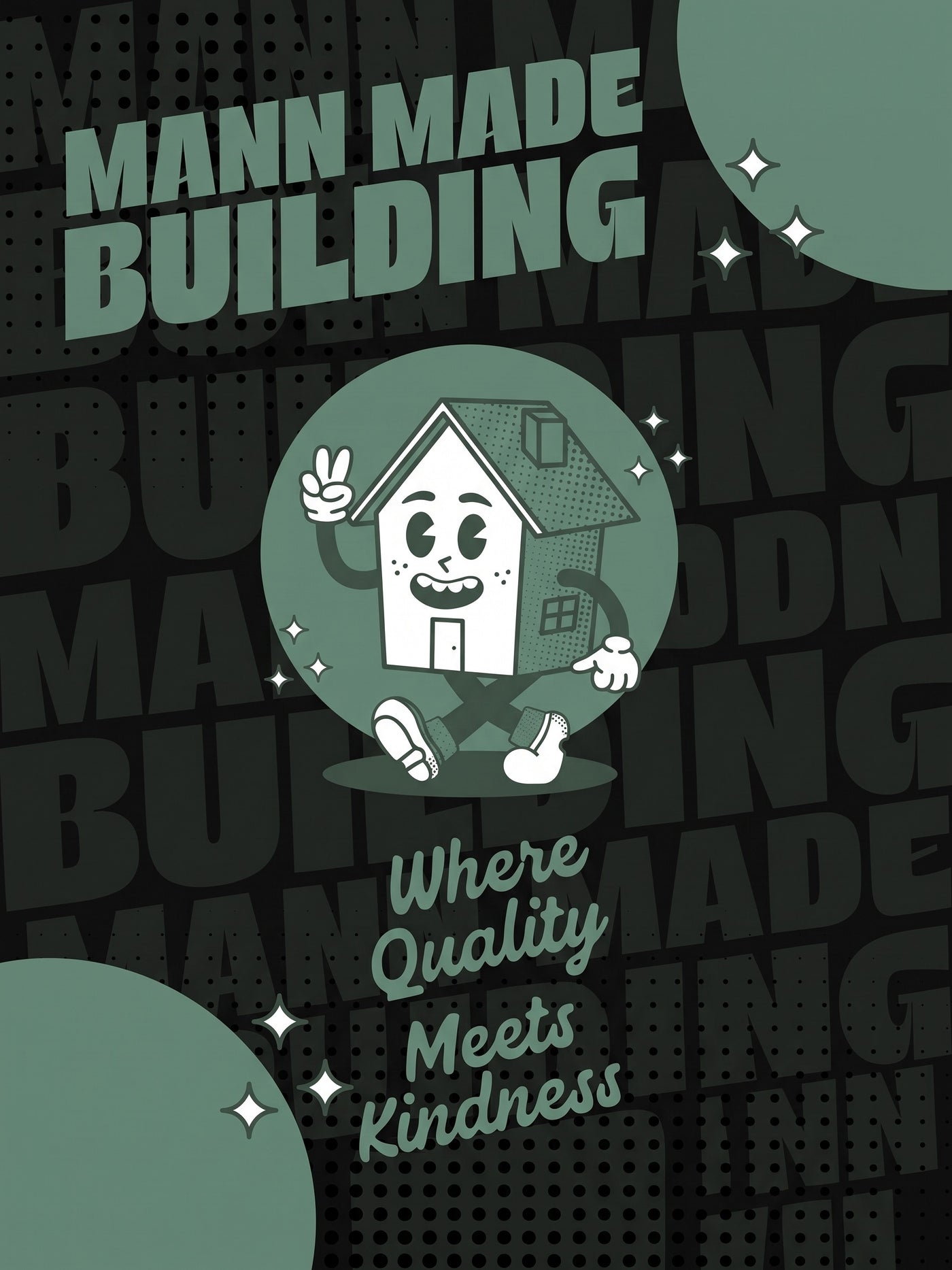 Mann Made Building — wrap artwork
